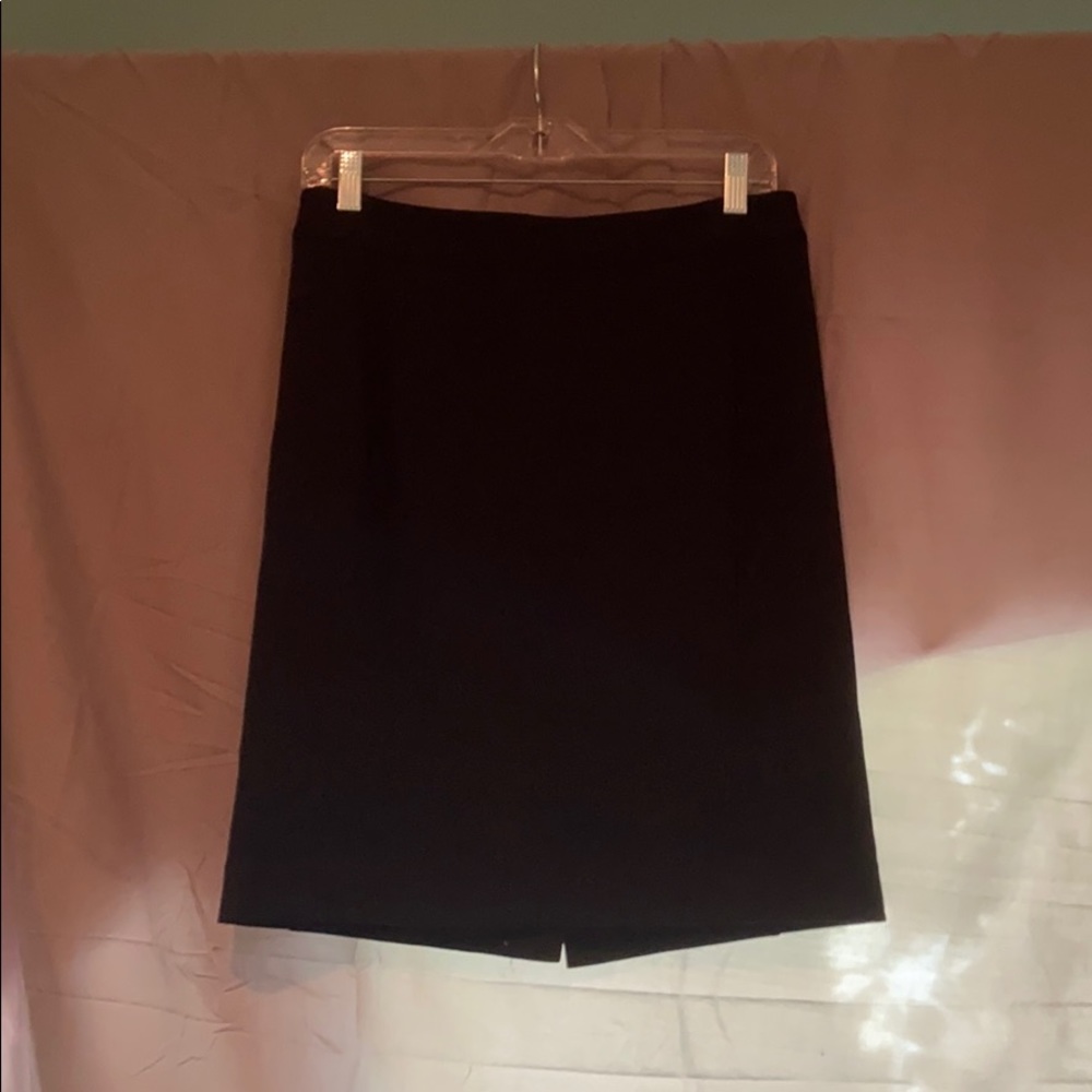 Loft black skirt